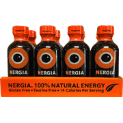 Nergia Energy Shots, Tangerine, 2 Oz (Innerpack of 8)