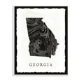 thumbnail image 2 of The Stupell Home Decor Collection Black and Grey Marbled Paper Georgia State Silhouette Oversized Wall Plaque Art, 12.5 x 0.5 x 18.5, 2 of 4