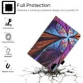 thumbnail image 3 of New Case Fits for iPad Mini 6 2021(6th Generation, 8.3 inch),Allytech Premium PU Leather Scratch-Free Auto Sleep & Wake Function Book Stand Style Elastic Band Card Slots Case and Cover,Colorful Floral, 3 of 8