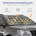 thumbnail image 4 of Windshield Sun Shade, Cactus Garden Foldable Car Sun Shade Windshield for Front, 2 Pieces, 4 of 7