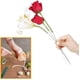 thumbnail image 5 of 200 piezas de alambre de tallo floral, tallo de ramo verde oscuro de calibre 22 de 16 pulgadas para arreglos florales, manualidades de bricolaje, suministros para hacer flores Ormromra WRJM-214, 5 of 7
