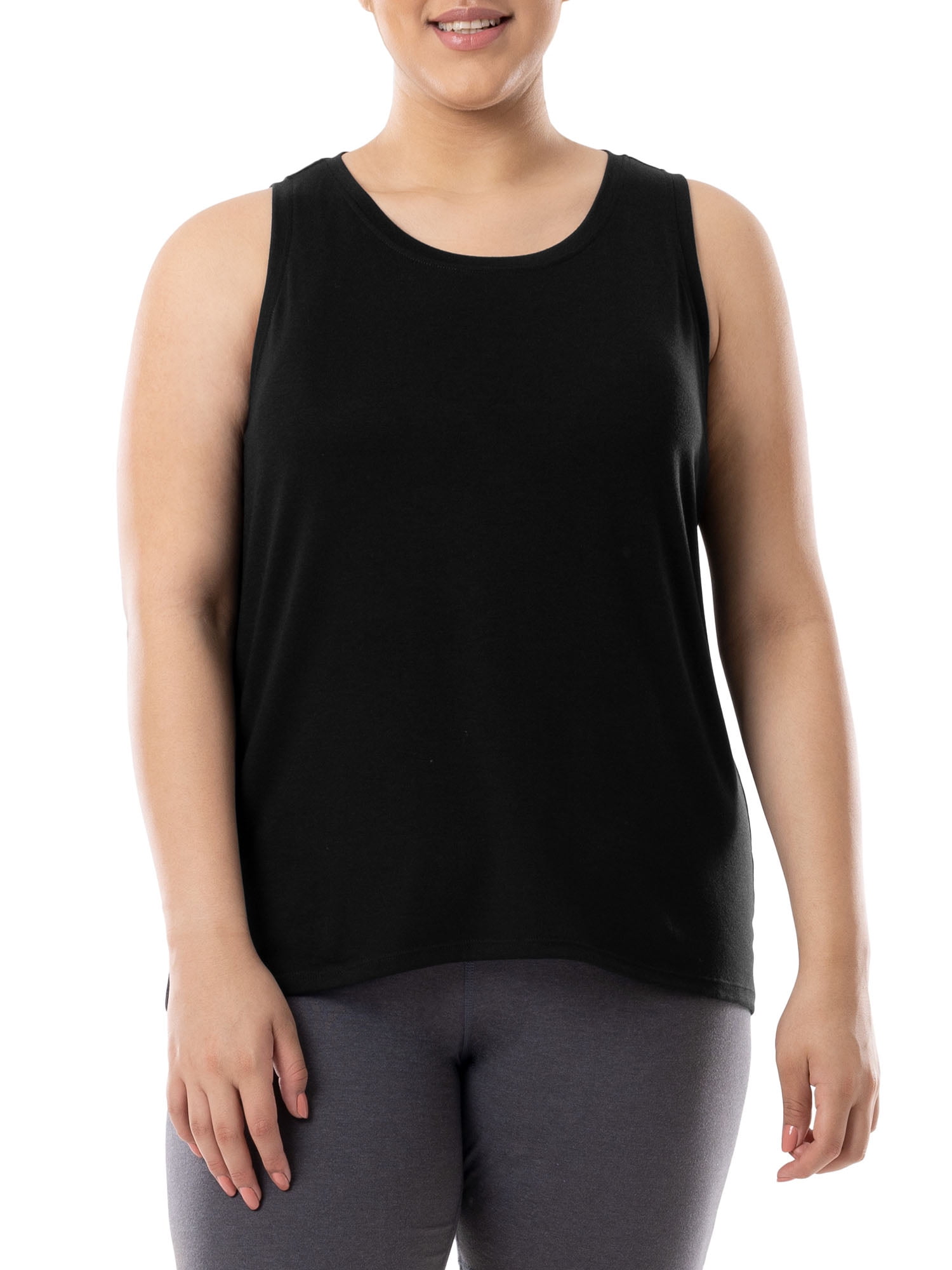 Athletic Works Women's Plus Graphic Tank Bundle, 2-pack