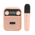thumbnail image 2 of Mini máquina de Karaoke con Bluetooth, Altavoz Bluetooth portátil con sonido estéreo HiFi y micrófono para regalos de niños, 2 of 8