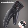 thumbnail image 3 of Greeniant Guantes térmicos eléctricos USB de invierno Guantes térmicos impermeables y resistentes al viento Temperatura ajustable Guantes térmicos para Ciclismo Rotación Greeniant OD016640-01, 3 of 6