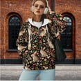 thumbnail image 2 of Uorisanigo Cute Bunny Flower Womens Oversized Hoodies Sweatshirts with Pocket Comfortable Oversized Casual Sweatshirts Size XS Lightweight Warm Fall Outfits Casual Comfy Tops, 2 of 7