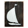 thumbnail image 1 of Designocracy 98524-08 Sailboat Art on Board Wall Decor, 1 of 1