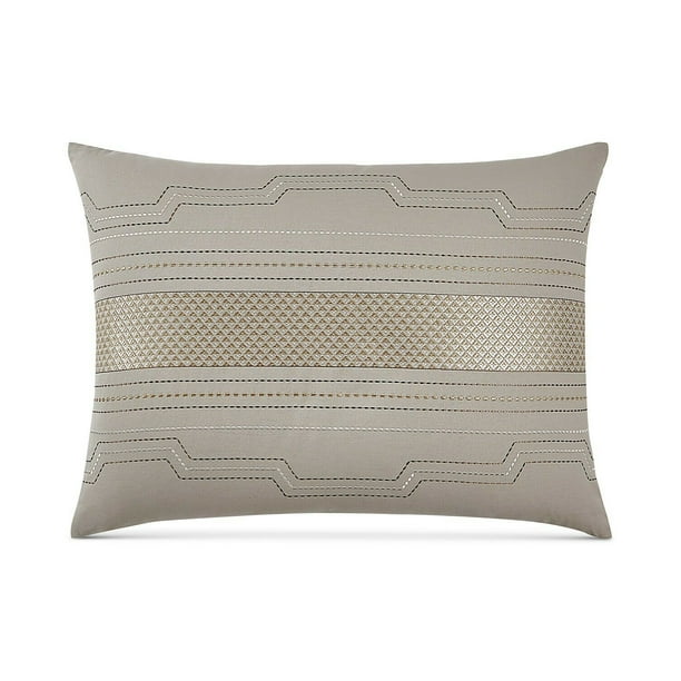 Hotel Collection 100% Como Cotton Geometric Embroidered ...