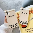 thumbnail image 2 of Kawaii Phone Cases Apply to iPhone 7 Plus/8 Plus,Cute 3D Cartoon Boba Milk Tea Phone Cover Soft Silicone Funny Bubble Pearl Case for Women Girls Shockproof Protective Cover for iPhone 6 Plus, 2 of 7
