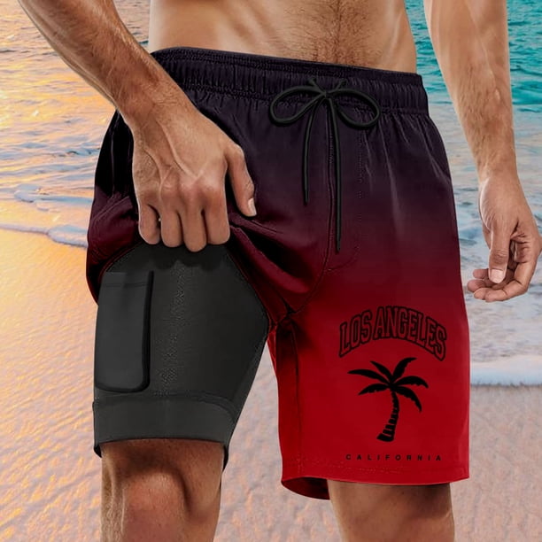 WILLBEST Bañador Corto Informal para Hombre, Pantalones Cortos de Tabla Seca para Hombre