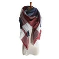 thumbnail image 4 of Bufanda de manta de gran tamaño para mujer Mantón de aire acondicionado Abrigos de invierno Borgoña Yuyangstore Bufanda de gran tamaño para mujer, 4 of 8