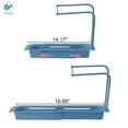 thumbnail image 4 of Deago Kitchen Telescopic Sink Rack Organizer Shelf Expandable Storage Sponge Soap Holder Drain Basket (Gray), 4 of 8