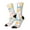 2 Black-2, variant on Zebra Colourful Crew Socks for Men & Women, Breathable Casual Athletic Ankle Socks
