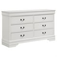 thumbnail image 3 of Nim 5pc Queen Bedroom Set- Sleigh Panel Design- White Okume Veneer, 3 of 6