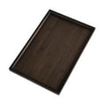 thumbnail image 2 of Wooden Bamboo Serving Tray Tableware Food Tray for Kitchen Dinners Party Tea Bar, 2 of 9