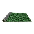 thumbnail image 2 of Ahgly Company Indoor Square Abstract Emerald Green Modern Area Rugs, 8' Square, 2 of 4