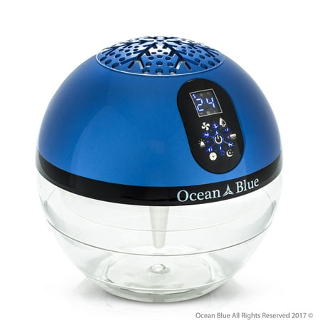 OceanBlue Water Based Air Purifier Humidifier and Aromatherapy Diffuser with LED (Best Water Air Purifier)