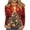 A Red E, variant on Horkkom Christmas Tops for Women Christmas Tree Print Holiday Shirts Plus Size Crewneck Long Sleeve Shirts L