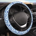 thumbnail image 3 of Lsque Red Cherries Ultra Soft Car Steering Wheel Cover for Women, Standard 15 inch Size for Truck Van SUV Auto, 3 of 8