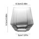 thumbnail image 2 of Vaso de whisky 300ML de gran capacidad – Fondo antideslizante engrosado | Opciones de cenicero ámbar transparente y colorido | Artesanía de borde rizado suave | Vidrio multicolor seguro sin plomo, 2 of 5