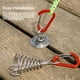 thumbnail image 5 of Wosthever 4 Uds. De tabla de resorte en forma de espiral, clavija de cubierta de pulpo con hebilla de gancho de mosquetón, accesorio para equipo Ropa Deportiva, Zapatos, 5 of 6