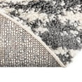 thumbnail image 6 of Unique Loom Serenity Shag Collection Area Rug - Vigie (7' Round White/Gray), 6 of 10