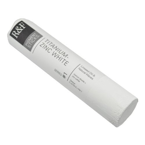 R&F HANDMADE PAINTS 2210 R&F PIGMENT STICKS 188ML TITANIUM-ZINC WHITE