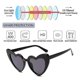 thumbnail image 3 of Heart Shaped Sunglasses for Women, Fashion Love Heart Sunglasses Uv400 Protective Glasses, Vintage Sunglasses, 3 of 5