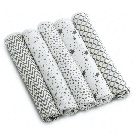 Burp Cloth Sweet - Enovoe Baby Burp Cloths for Boys and Girls (5 pack) - 21
