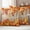 Yellow Orange Brown, variant on Autumn Pumpkin Outdoor Waterproof Pillow Covers, Thanksgiving Orange Red Vintage Wooden Decorative Square Throw Pillowcase Sofa Cushion Sham for Patio/Couch/Chair, 16"x16" 2 Pack