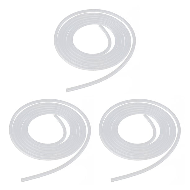 3 uds tubo de silicona de 2 metros manguera de presión de tubo de silicona altamente Flexible 3 x 5mm