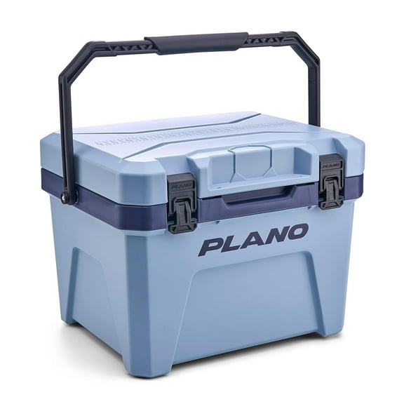 Plano Frost 21 Quart Heavy Duty Cooler w/ Built In Bottle Opener and Dry Basket, Pacific Blue
