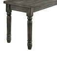thumbnail image 6 of Acme DaLace Bench in Weathered Gray Finish, 6 of 6