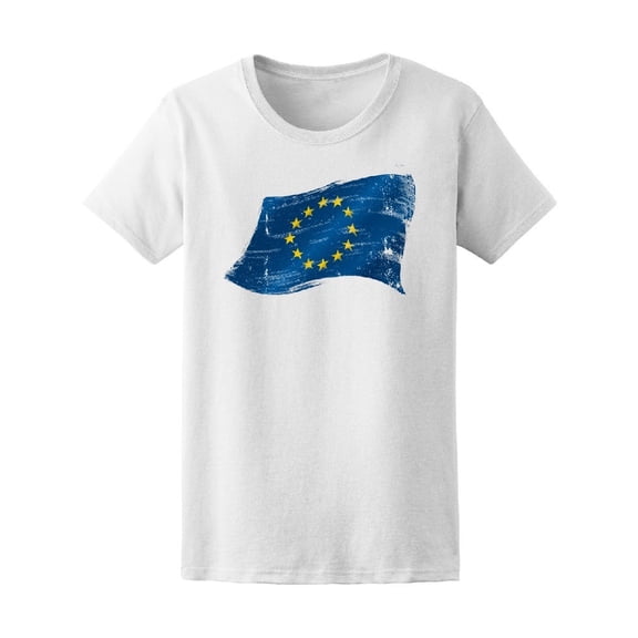 Flag Of Europe In The Wind Tee Men's -Image by Shutterstock