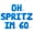 Blue, variant on Letter Balloons - OH SPRITZ IM 60 16" Inch Alphabet Letters Foil Mylar Balloon 60th Birthday Party Banner (Purple)