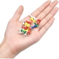 thumbnail image 4 of 100 Pcs Broches Multicolores, Broches Décoratives Multicolores, Têtes en Plastique pour Tableau d'Affichage en Liège, 4 of 4