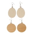 thumbnail image 1 of Geometric Dangle Ears Wooden Studs for, 1 of 9