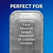EZ Foil Disposable Loaf Pans with Lids, 8 x 3.75 in., 2 Count