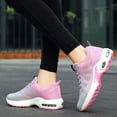thumbnail image 6 of Elecsop Sneakers for Women, Fashion Air Cushion Mesh Lightweight Breathable Walking Running Shoes for Women, Grey Pink, 6 of 6