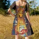 thumbnail image 4 of Vestido sin mangas Moon Sailor vestidos de noche de estilo coreano ropa femenina para mujer, 4 of 6