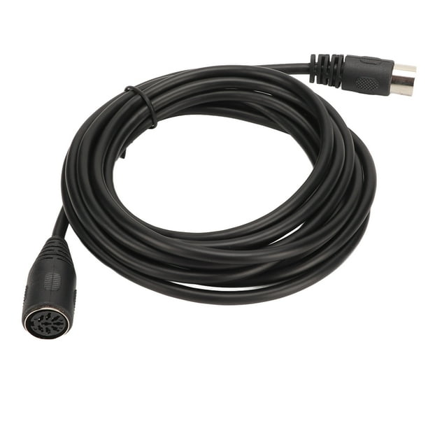 Cable De Sonido De Altavoz DIN, Señal Clara, Multifuncional, Plug And Play, Cable Adaptador DIN De 8 Pines, Macho A Hembra, Resistente, Flexible Para Sistema AV Para Conector