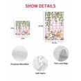 thumbnail image 7 of Spring Easter Kitchen Dish Towels for Drying Dishes Set of 3, Watercolor Floral Eggs Rabbits Leaf Pink Plaid Waffle Weave Microfiber Hand Tea Bathroom Towels Quick Dry & Absorbent Towel 12x12, 7 of 7