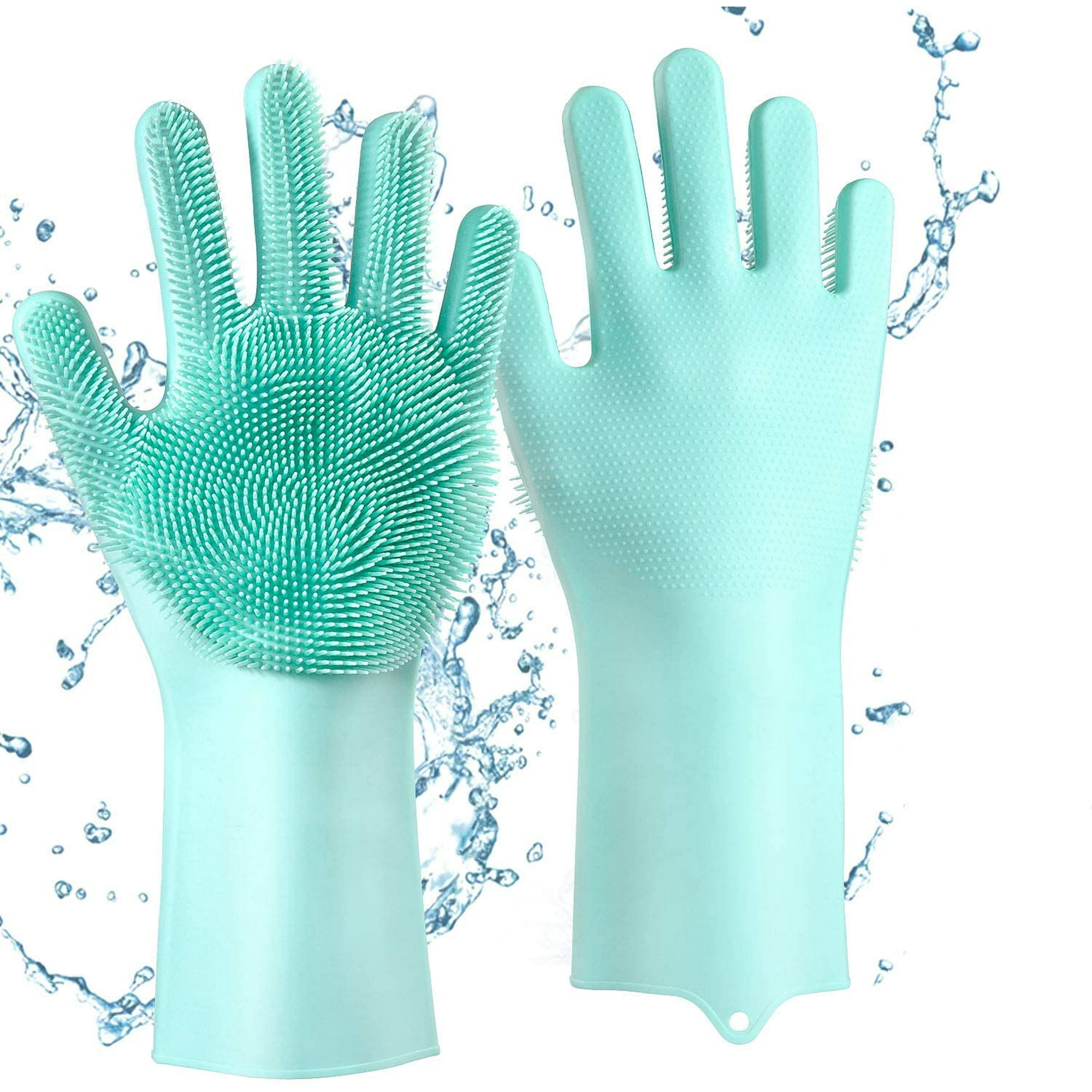 Pretty dishwashing gloves discount