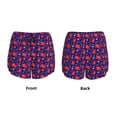 thumbnail image 3 of Daiia Cute Crabs Pattern Women's 2 in 1 Running Shorts - Lightweight Athletic Workout Gym Yoga Shorts Liner with Phone Pockets-XX-Large, 3 of 7