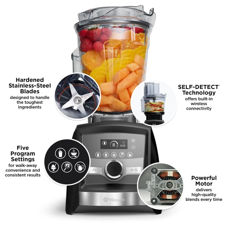 Vitamix Ascent Series A3500 Blender - Graphite, 5 Program Settings