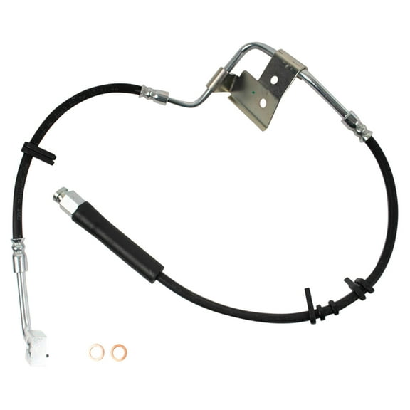 TRQ Front Left Brake Hose BLA62104 Fits Select 2000-2001 Dodge Ram 1500 , 2000-2002 Dodge Ram 2500 , 2000-2002 Dodge Ram 3500