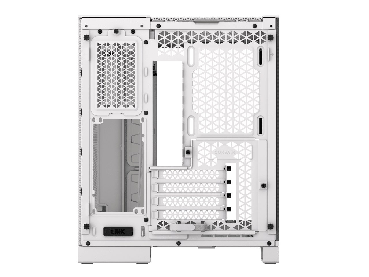 Corsair 2500X Mid-Tower Dual Chamber PC Case, White CC-9011266-WW