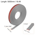 thumbnail image 2 of Uxcell 12mm x 5000mm Flexible TPE Self Adhesive U-Shape Veneer Edging Edge Banding Gray, 2 of 6