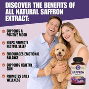 Saffron Extract Supplement, 100% Pure, 30 Day Supply
