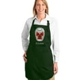 thumbnail image 1 of LA Pop Art Full Length Word Art Apron - MEXICAN WRESTLING MASK, 1 of 2