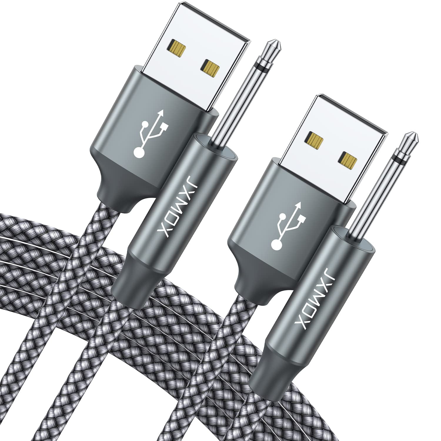USB Cord (2-Pack 3ft) Replacement Cable (Grey) - Walmart.com